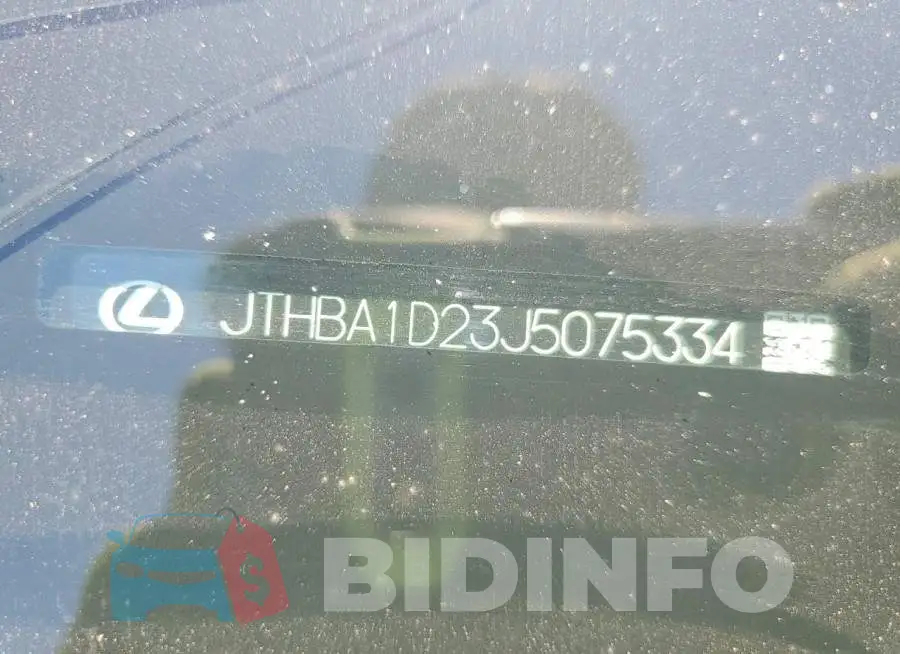 JTHBA1D23J5075334 Photo# 13