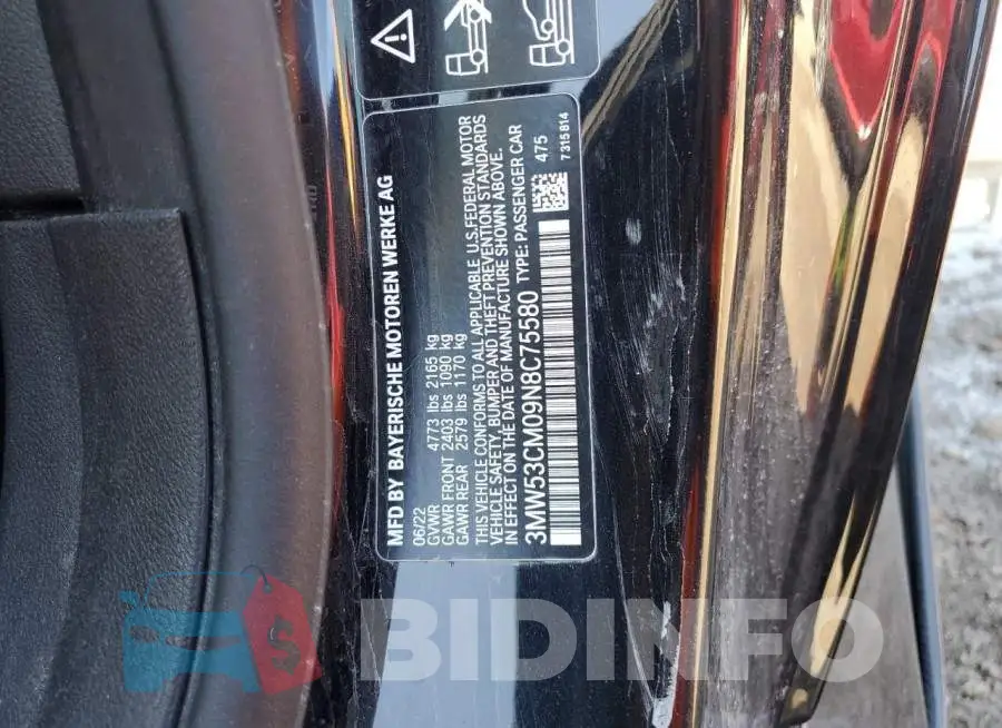 3MW53CM09N8C75580 Photo# 12
