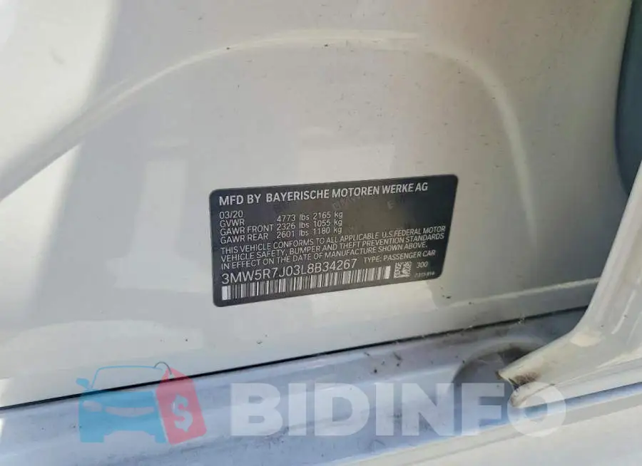 3MW5R7J03L8B34267 Photo# 12