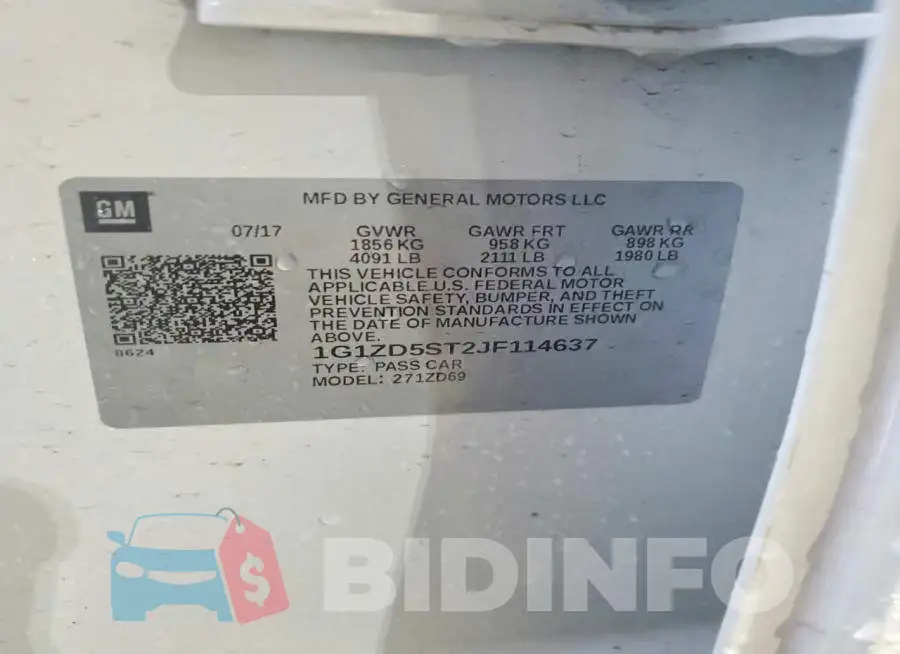 1G1ZD5ST2JF114637 Photo# 12