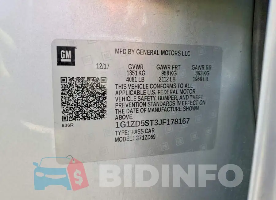 1G1ZD5ST3JF178167 Photo# 12