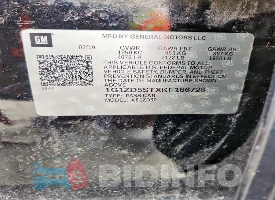 1G1ZD5STXKF166728 Photo# 12