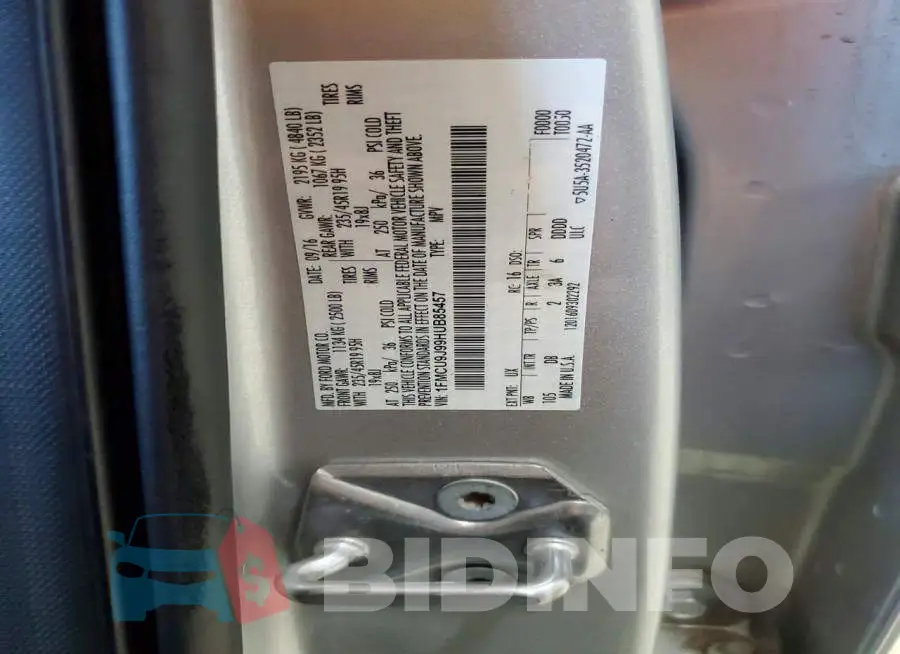 1FMCU9J99HUB85457 Photo# 13