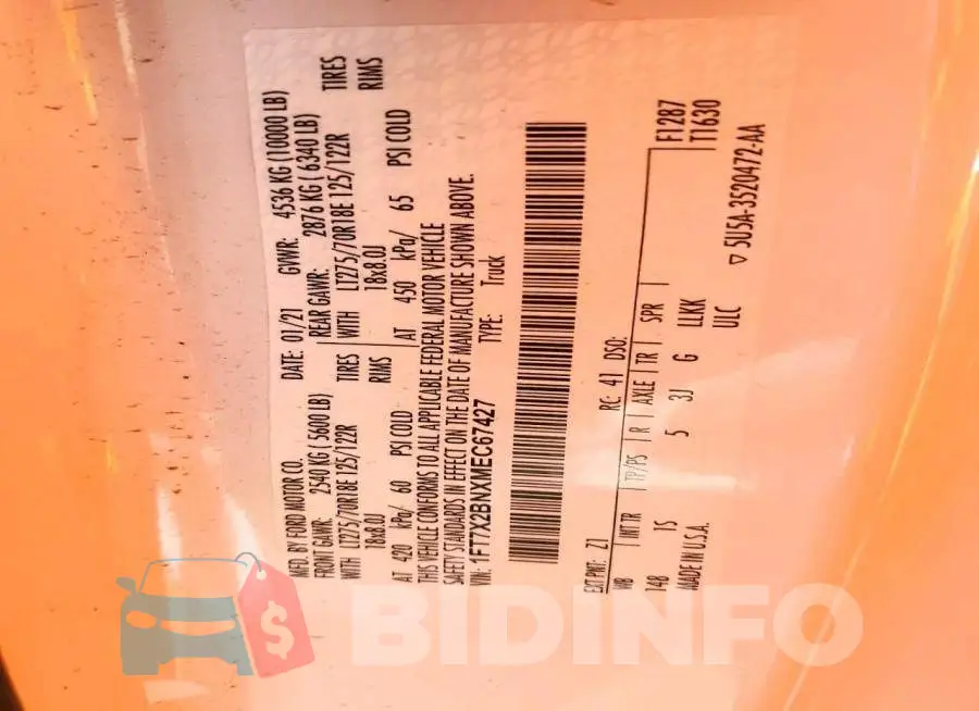 1FT7X2BNXMEC67427 Photo# 12