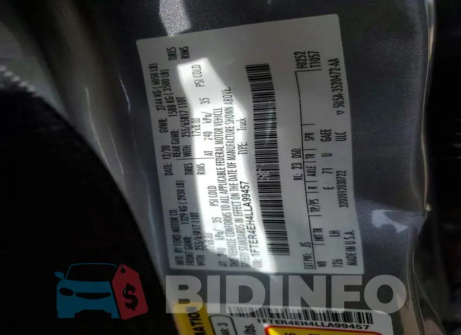 1FTER4EH4LLA99457 Photo# 13