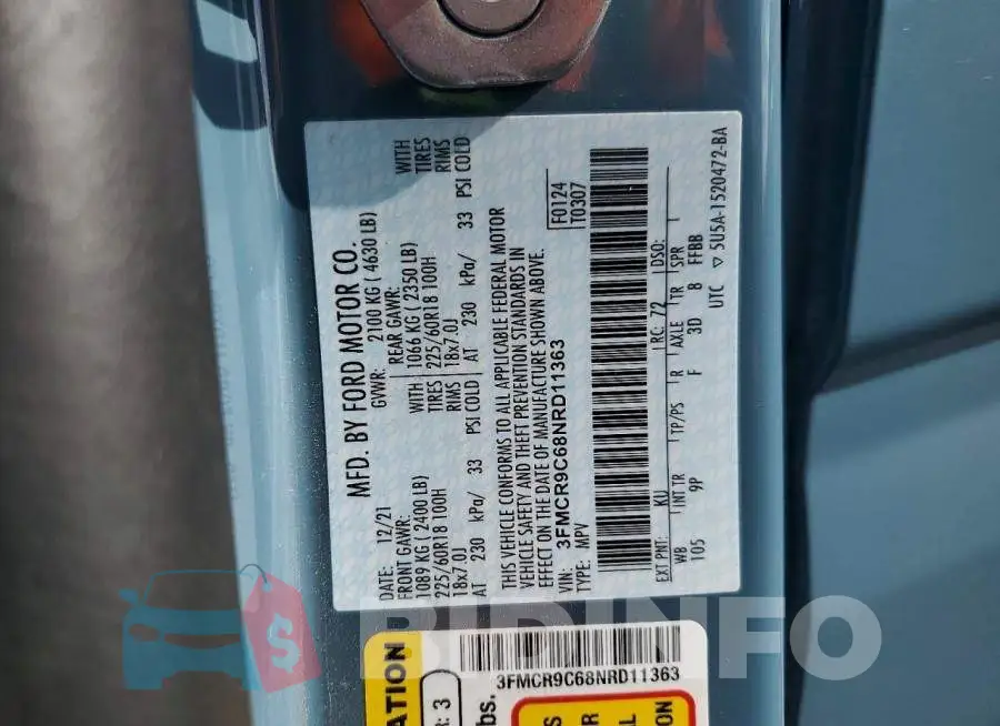 3FMCR9C68NRD11363 Photo# 12