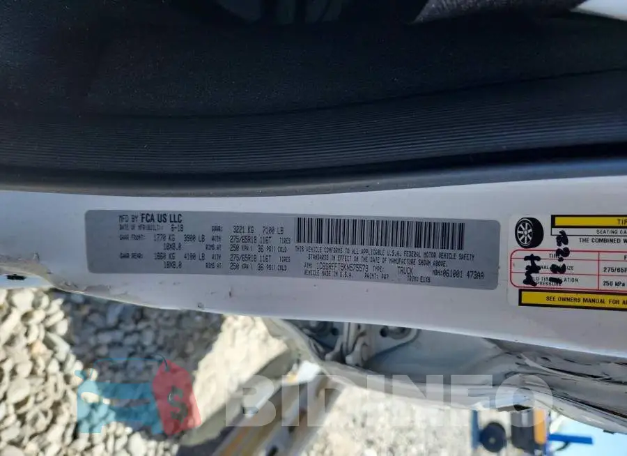 1C6SRFFT5KN575579 Photo# 12