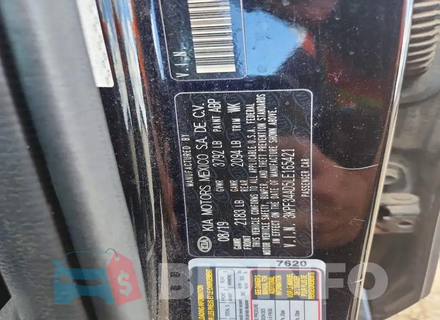 3KPF34AD5LE165421 Photo# 13