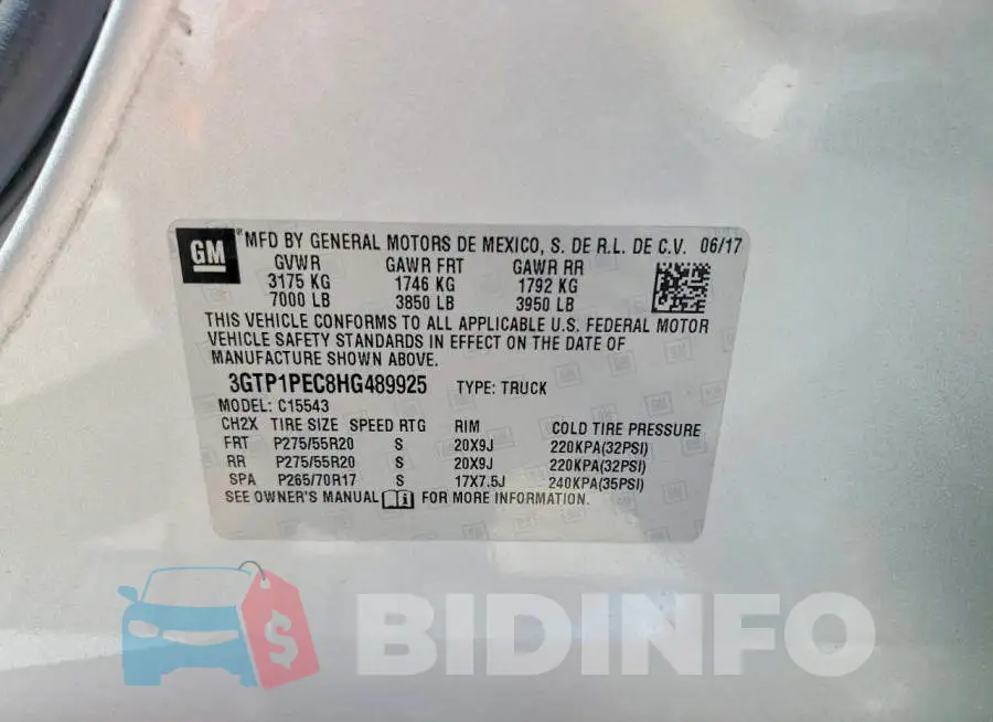 3GTP1PEC8HG489925 Photo# 12