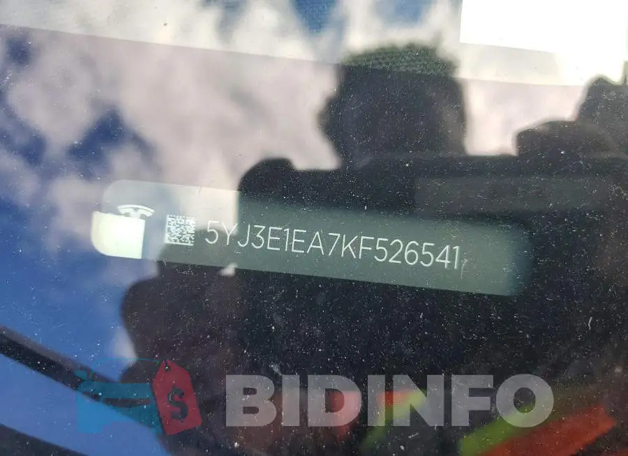 5YJ3E1EA7KF526541 Photo# 12