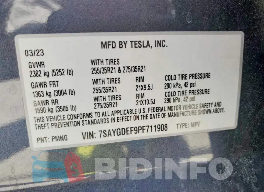 7SAYGDEF9PF711908 Photo# 13