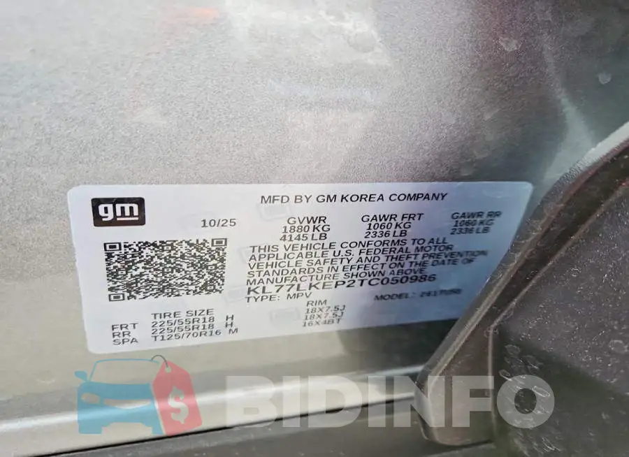 KL77LKEP2TC050986 Photo# 12