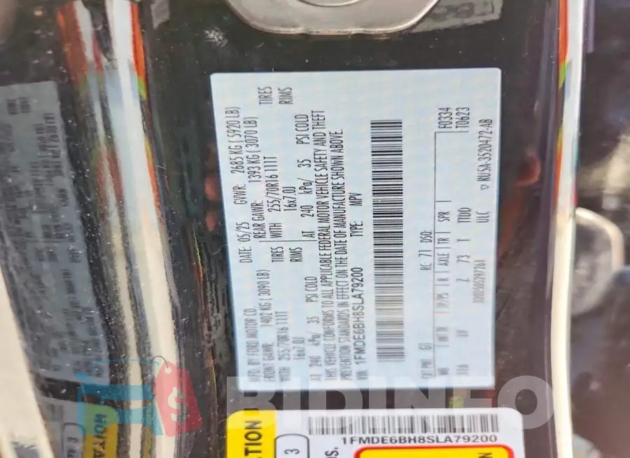 1FMDE6BH8SLA79200 Photo# 12
