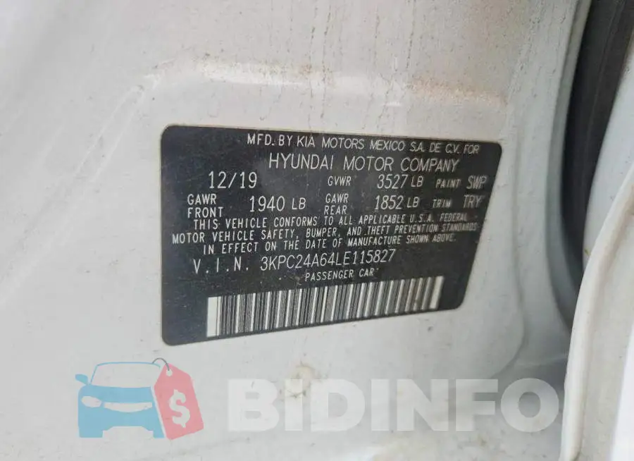 3KPC24A64LE115827 Photo# 13
