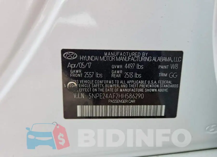 5NPE24AF2HH586290 Photo# 12