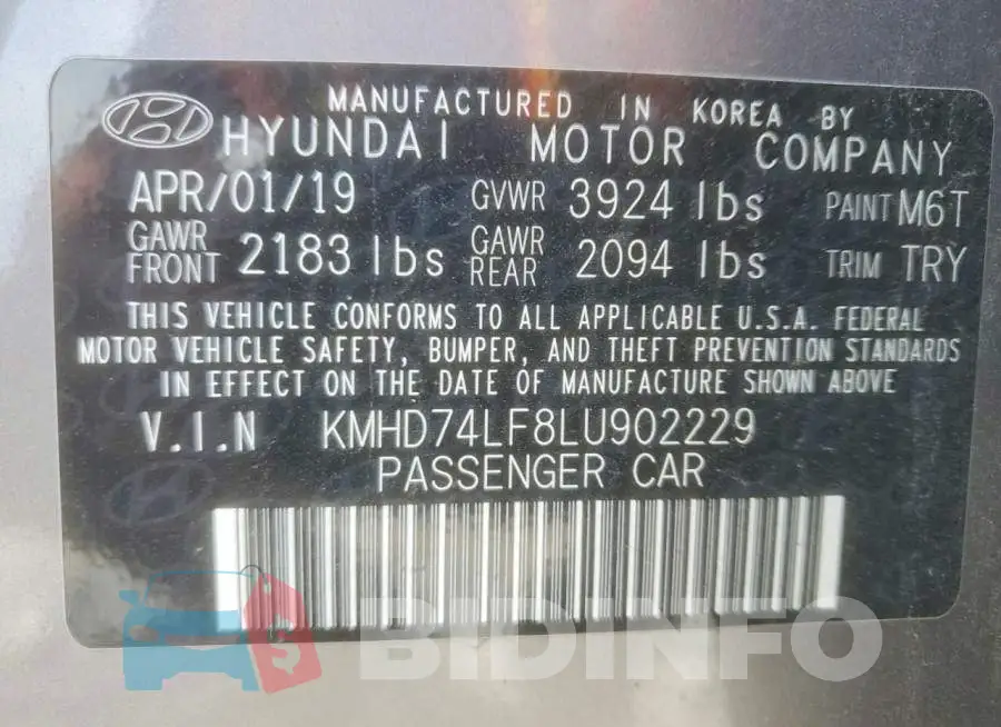KMHD74LF8LU902229 Photo# 12