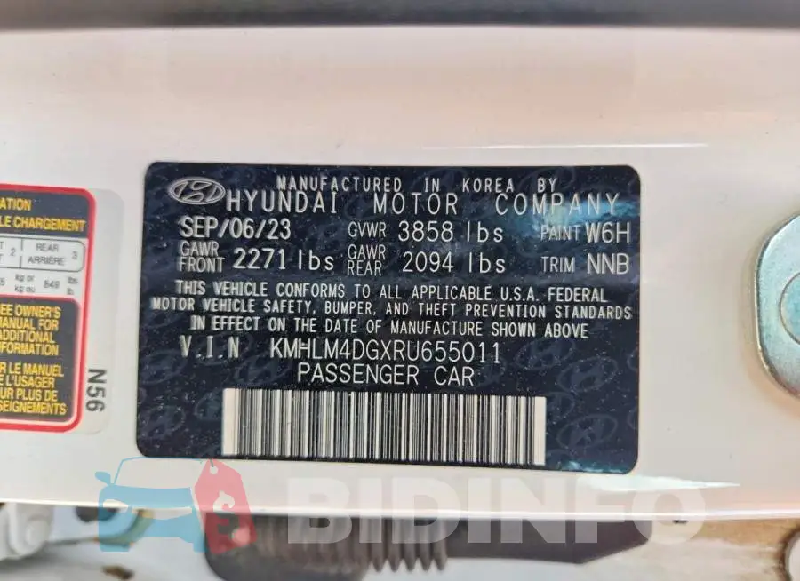 KMHLM4DGXRU655011 Photo# 13