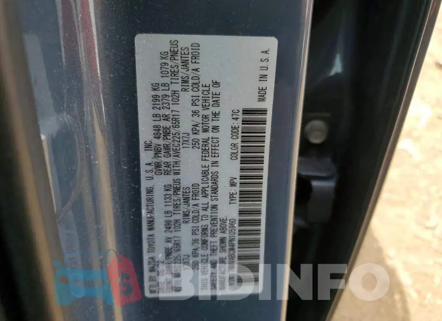7MMVABCM4PN105960 Photo# 12