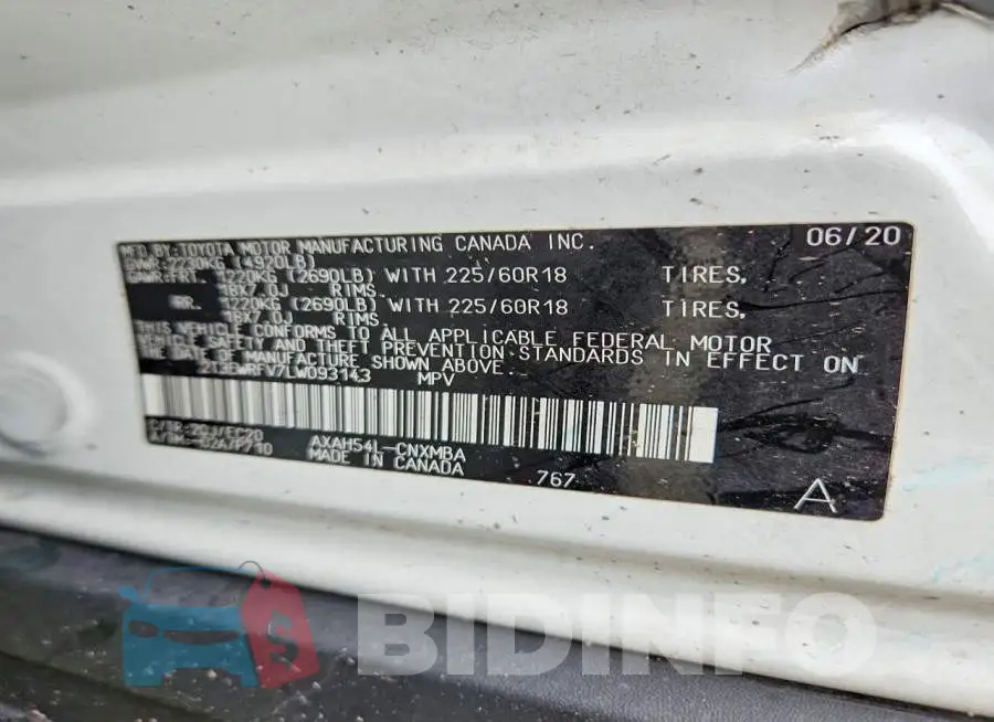 2T3EWRFV7LW093143 Photo# 14