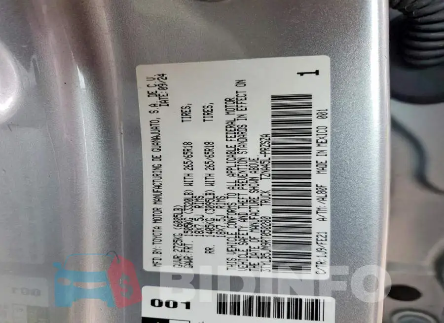 3TYLB5JN9RT050280 Photo# 12