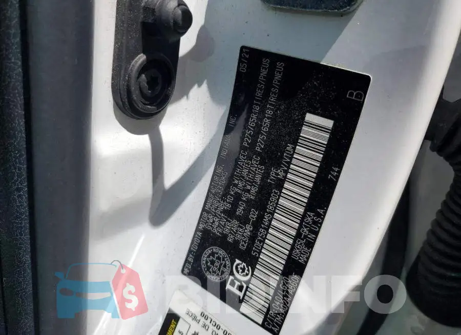 5TDEY5B14MS185903 Photo# 13
