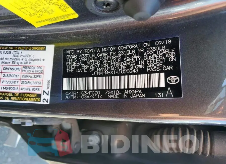 JTNKHMBX1K1025243 Photo# 12