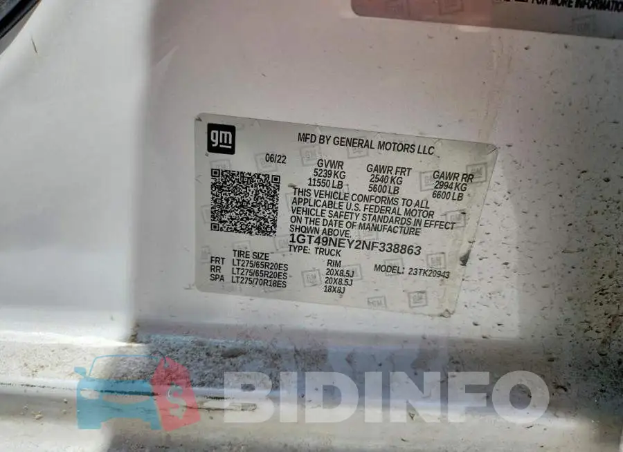 1GT49NEY2NF338863 Photo# 12
