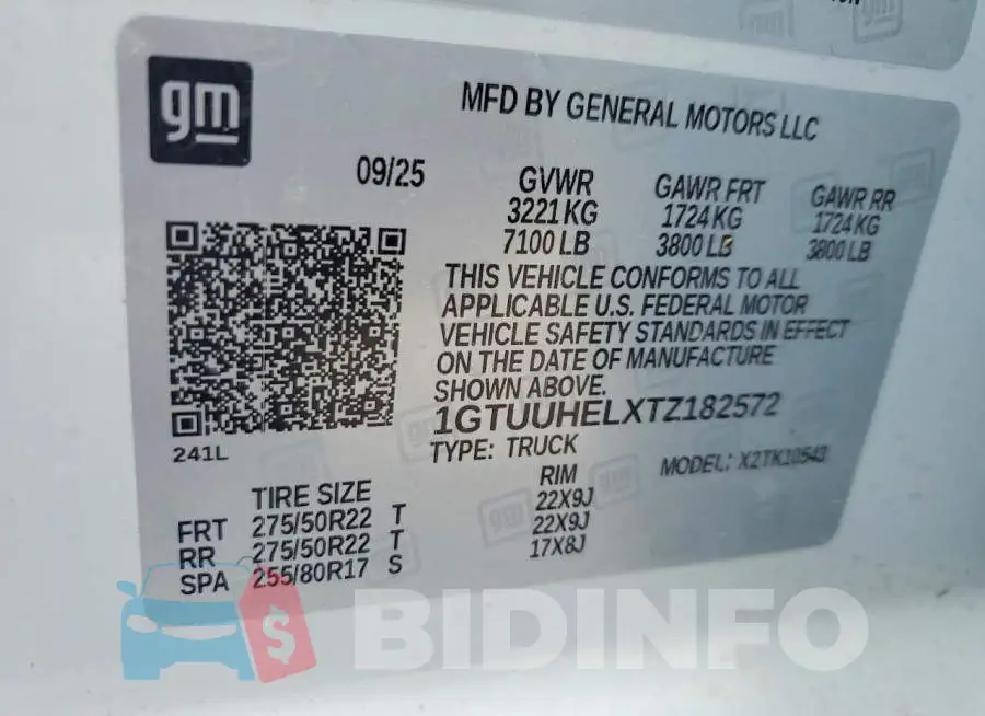 1GTUUHELXTZ182572 Photo# 13