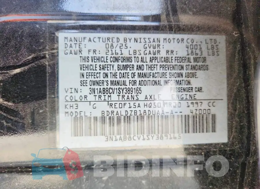 3N1AB8CV1SY389165 Photo# 12