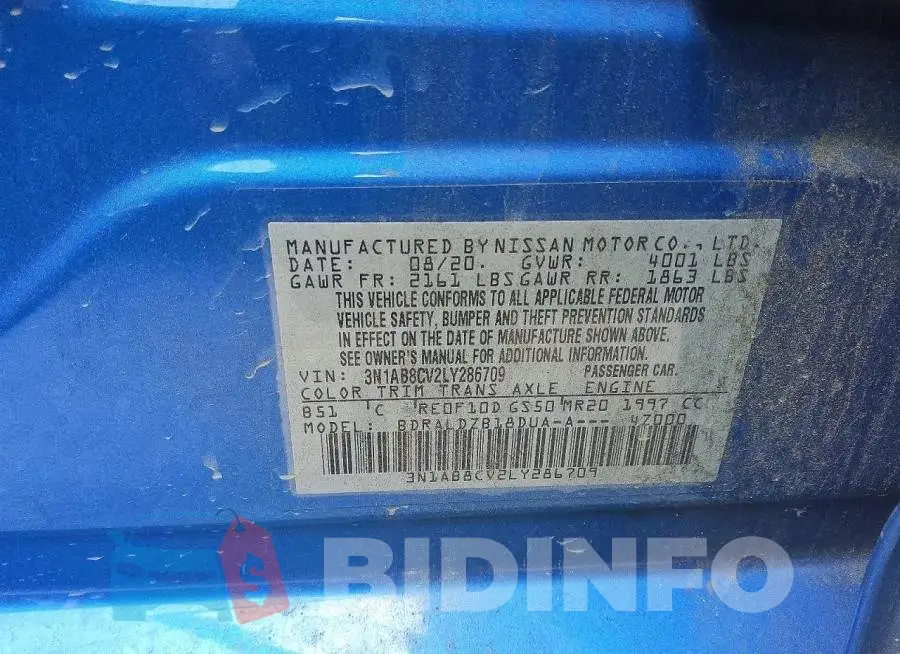 3N1AB8CV2LY286709 Photo# 12