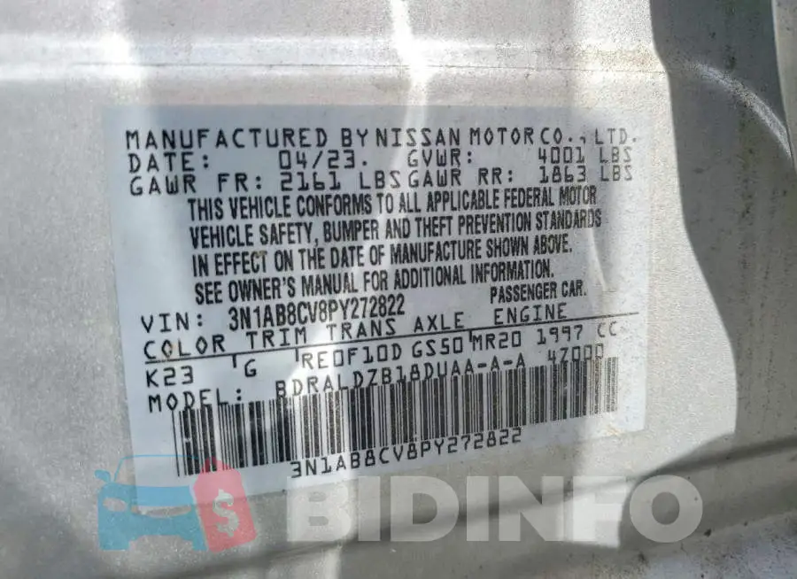 3N1AB8CV8PY272822 Photo# 12