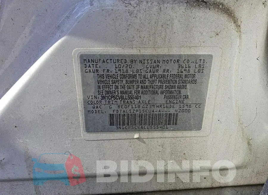 3N1CP5CV8LL555401 Photo# 13