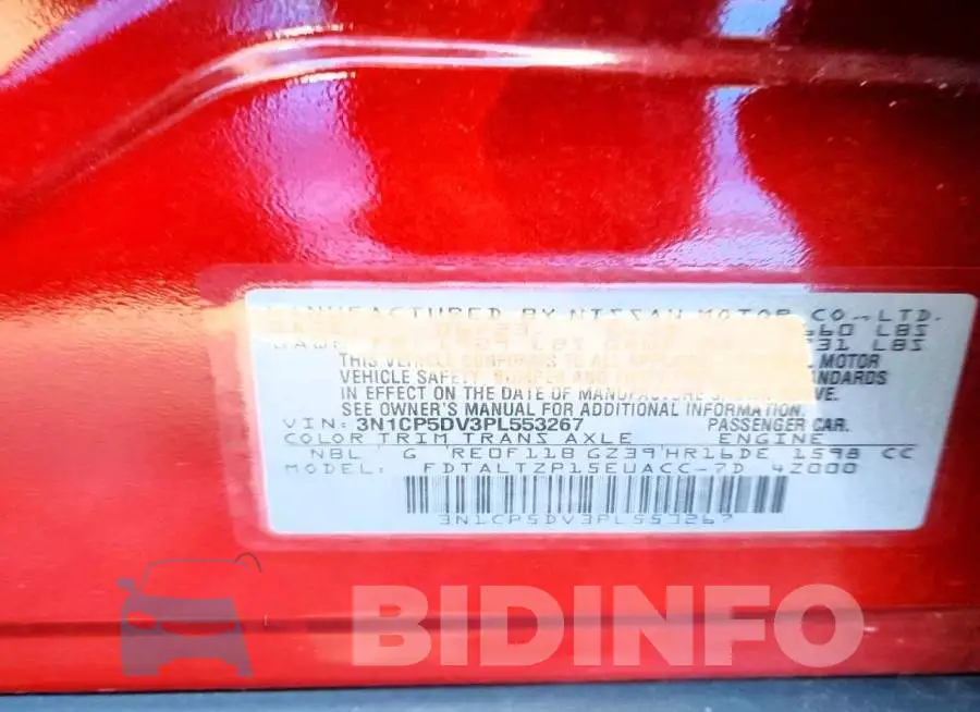 3N1CP5DV3PL553267 Photo# 13
