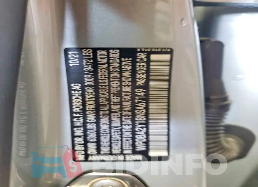 WP0BA2Y18NSA67149 Photo# 13