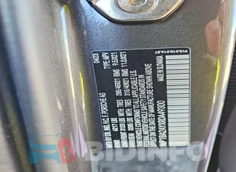 WP1BA2AYXRDA49300 Photo# 13