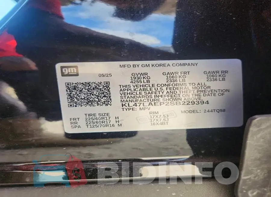 KL47LAEP2SB229394 Photo# 13