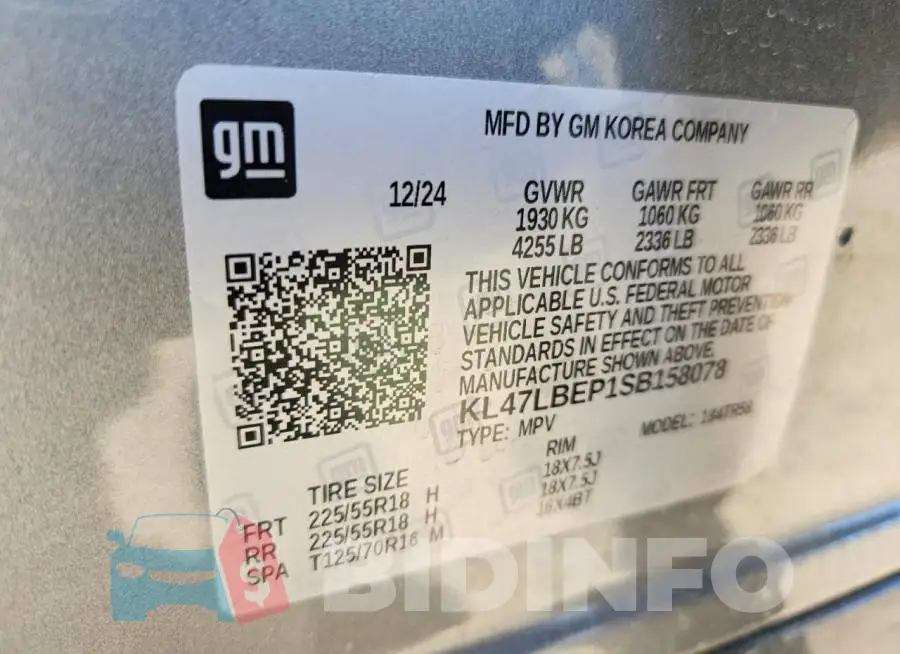 KL47LBEP1SB158078 Photo# 13