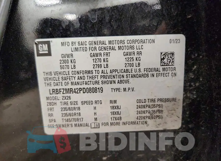 LRBFZMR42PD080819 Photo# 14