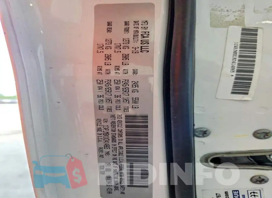 1C4PJMBX1KD414865 Photo# 12