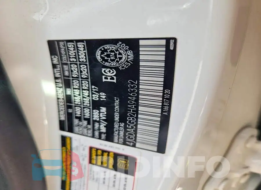 4JGDA5GB2HA946332 Photo# 13