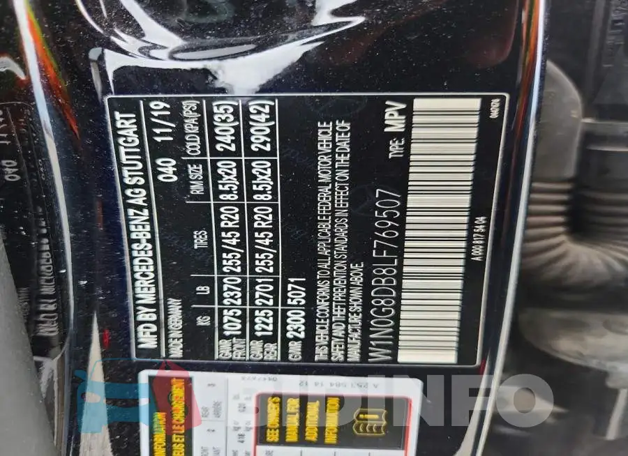 W1N0G8DB8LF769507 Photo# 13