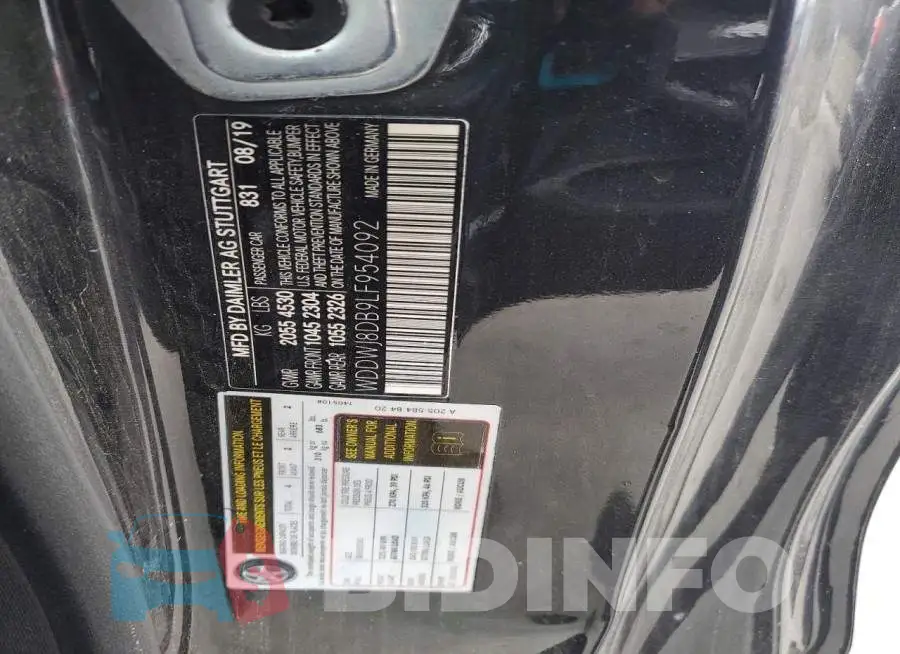 WDDWJ8DB9LF954092 Photo# 12