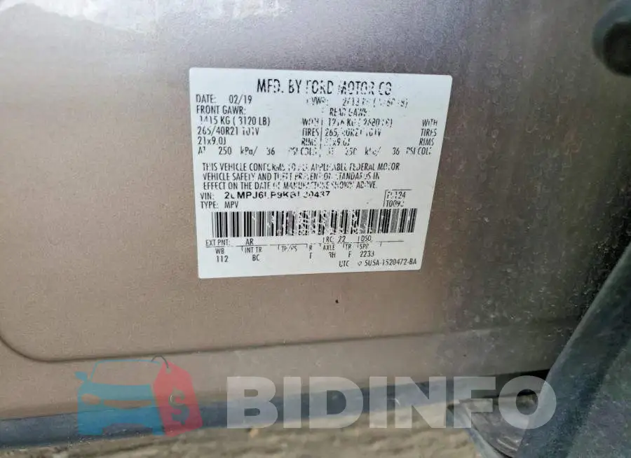 2LMPJ6LP9KBL30437 Photo# 12