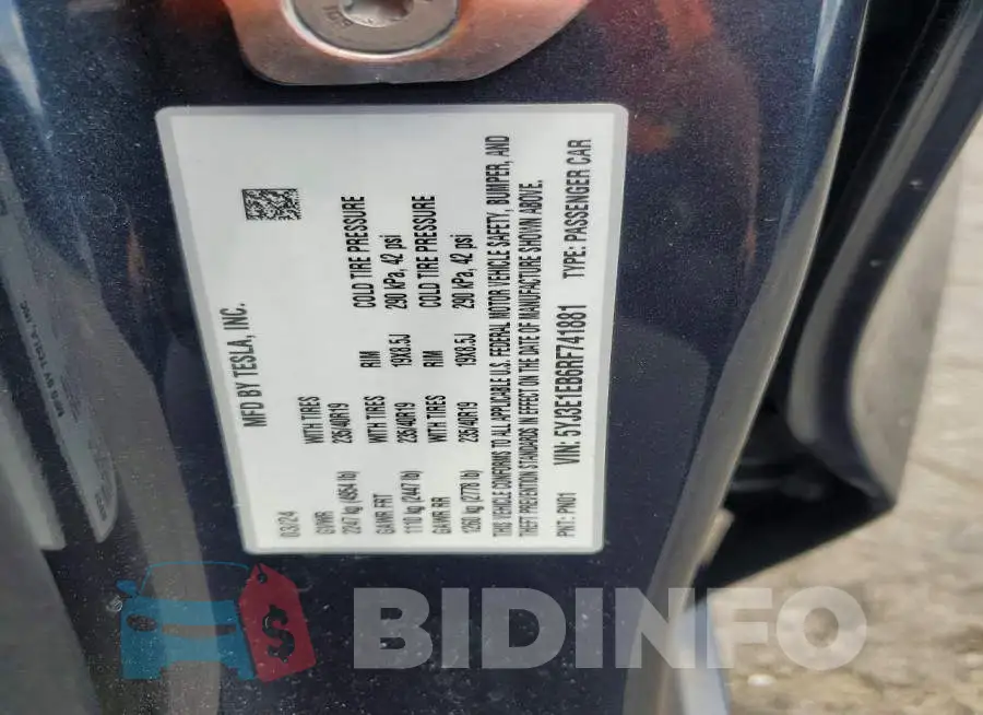 5YJ3E1EB6RF741881 Photo# 12