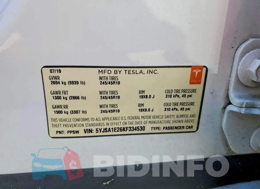 5YJSA1E26KF334530 Photo# 12