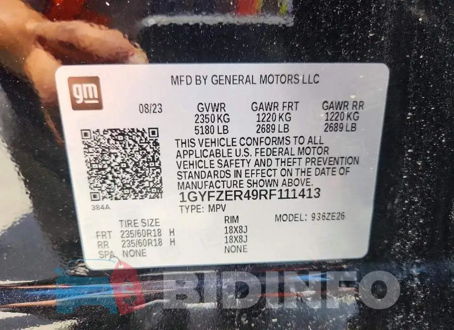 1GYFZER49RF111413 Photo# 13