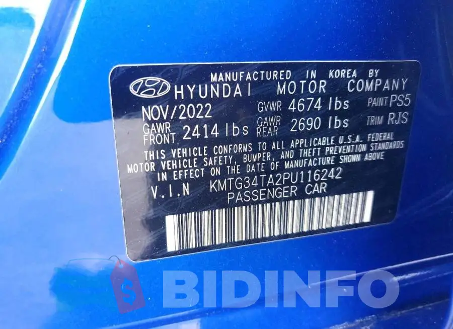 KMTG34TA2PU116242 Photo# 12