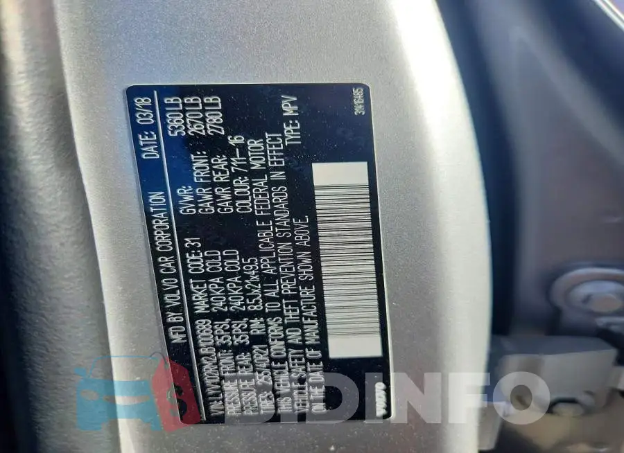 LYV102RM2JB100689 Photo# 13