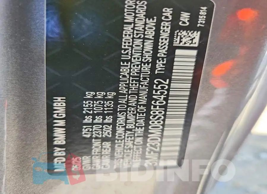3MF23DM08S8F64552 Photo# 12