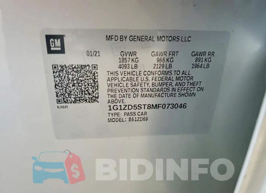 1G1ZD5ST8MF073046 Photo# 12